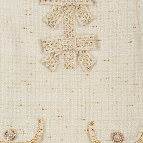 Beige Girls Patachou Dress 33566