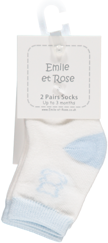 Blue Emile Et Rose Alpine Socks