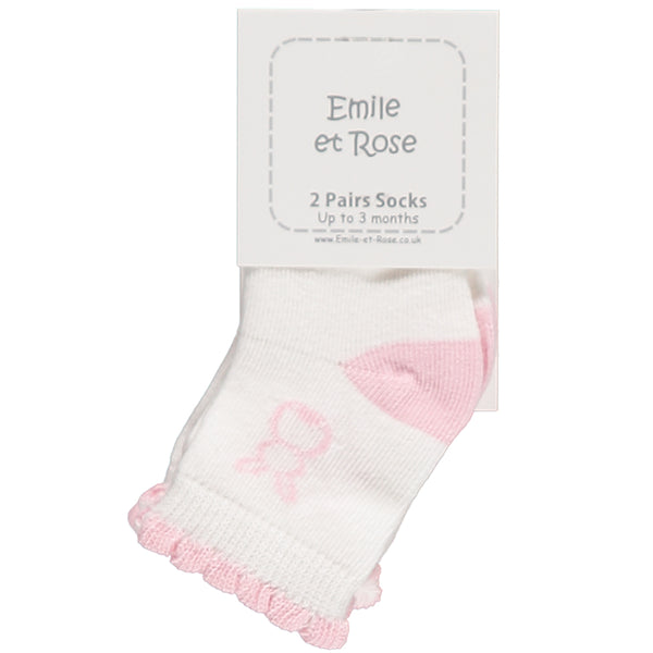 Pink Emile Et Rose Anya Socks