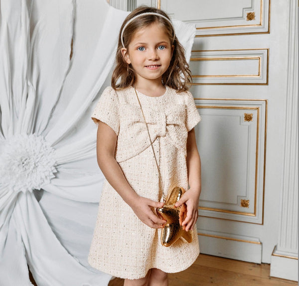 Sparkle Tweed Patachou Girls Dress 33293