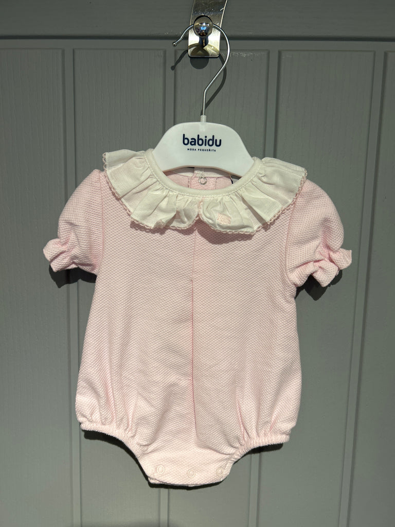 Pink Babidu Girls Romper 33361