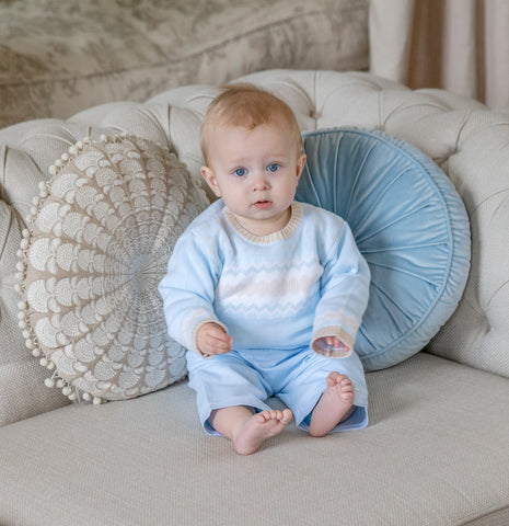 Pale Blue Emile Et Rose Martin Set