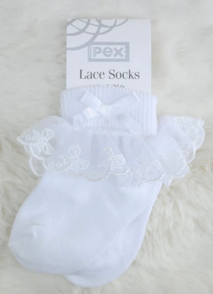 Pex Bow Lace Socks