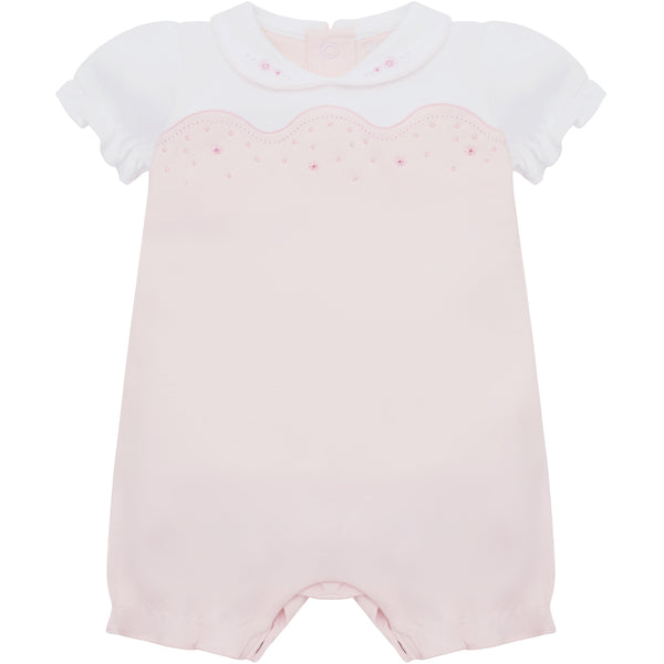 Pink Emile Et Rose Lavinia Romper
