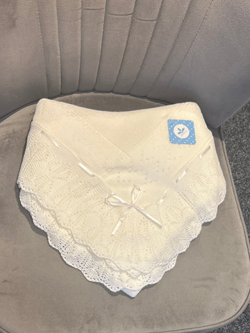 White Sardon Baby Blanket 851