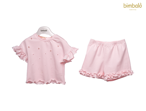Pink Bimbalo Girls Set 8085