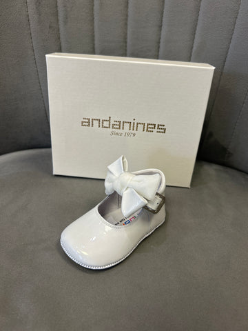 Andanines Pearl Patent Baby Shoe 262001