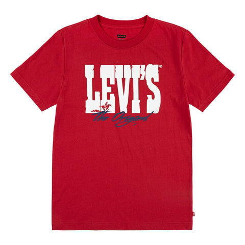 Red Levi Tee 8EL444