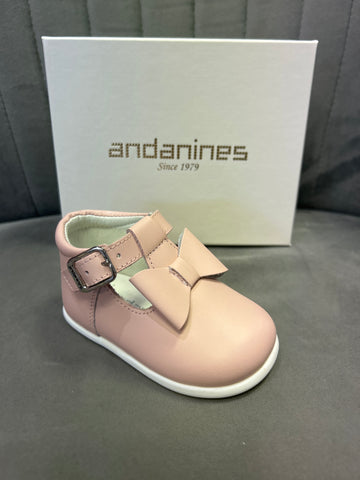 Andanine Pink Leather Shoe 241174