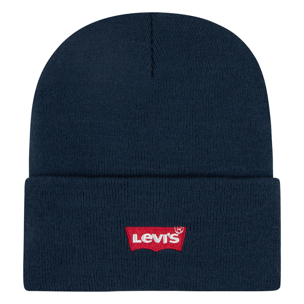 Navy Levi Beanie Hat 9A8620 - ONE SIZE