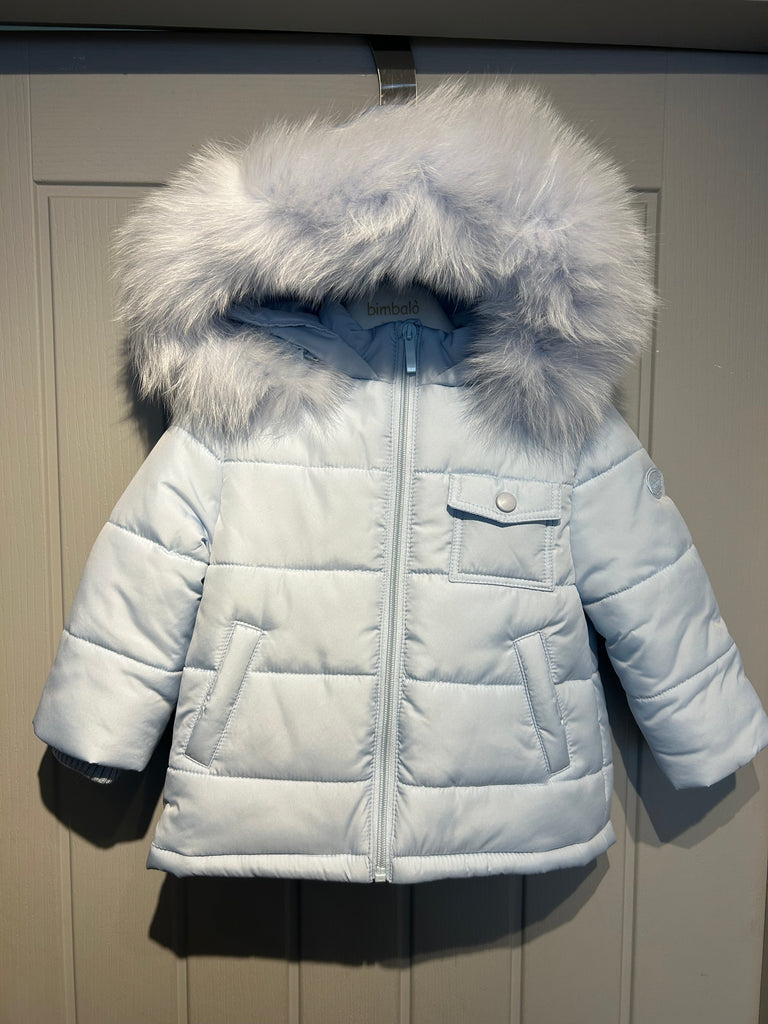 Pale Blue Bimbalo Boys Jacket 8383