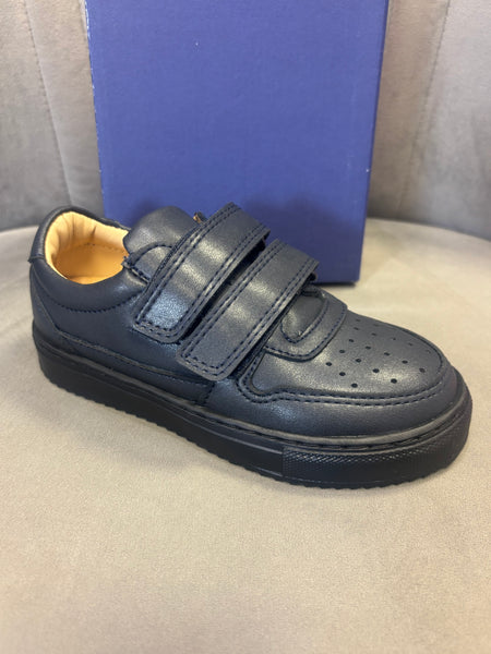 Petasil Harold Navy Leather School Shoe
