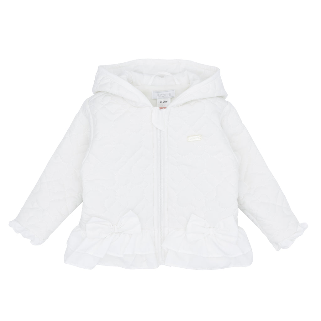 WHITE Amore Quilted Jacket AM0010