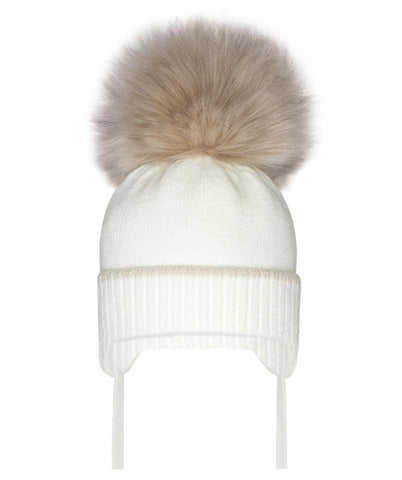 Cream Pom Pom Envy Alfie Hat