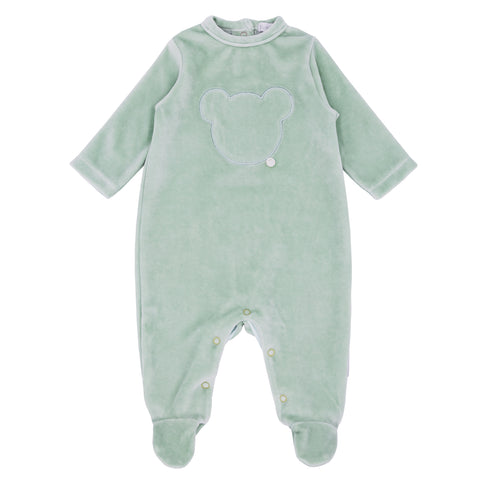 Green Blues Baby Babygrow BB1109