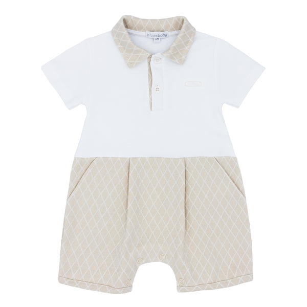 Beige Blues Baby Romper BB1218