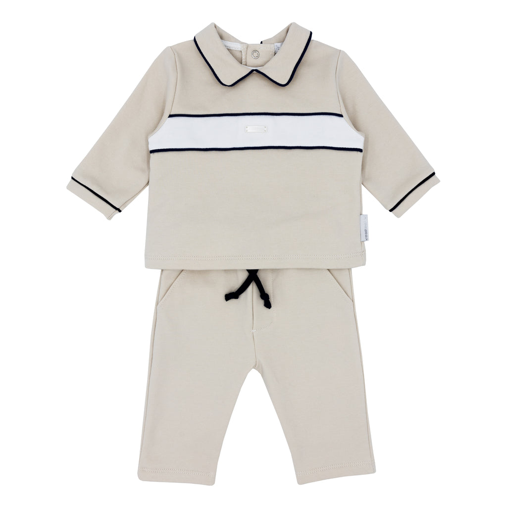 Beige Blues Baby Jogger Set BB1619