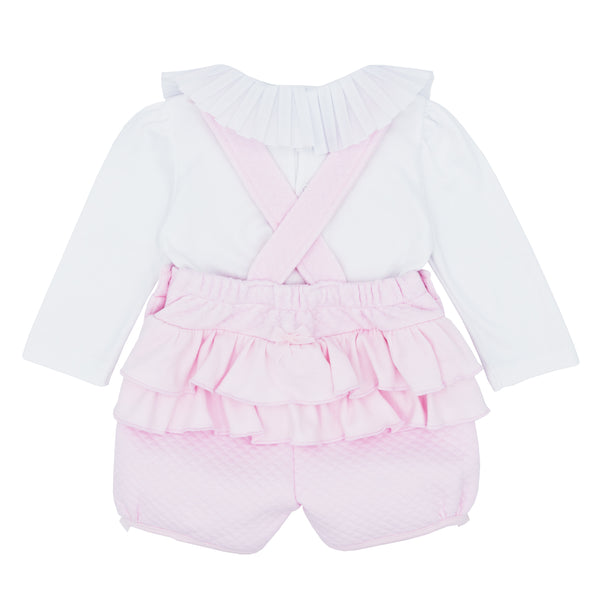 Pink Blues Baby Dungaree Set BB1700