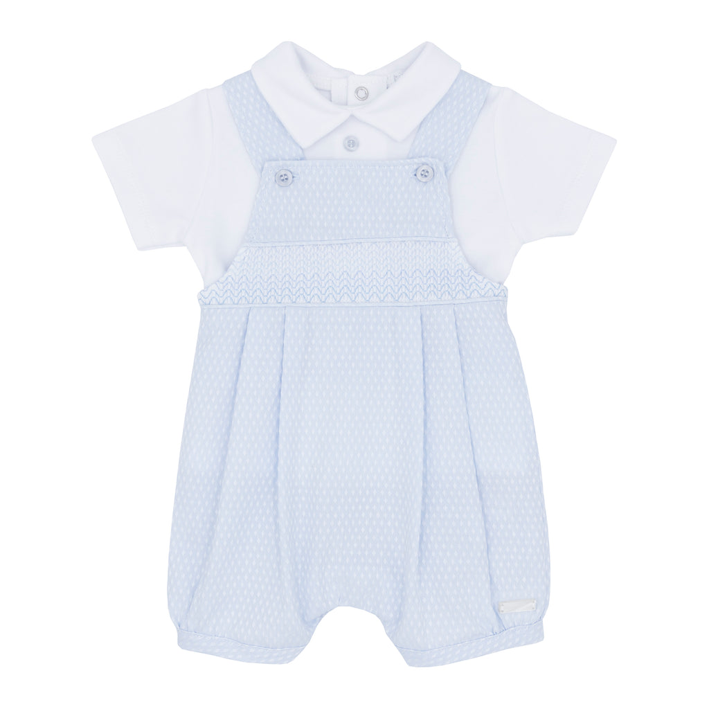 Boys Blues Baby Dungaree Set BB1795