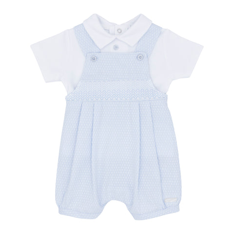 Boys Blues Baby Dungaree Set BB1795