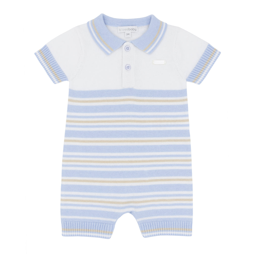 Boys Blues Baby Romper BB2041