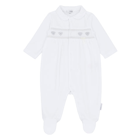 White Blues Baby Babygrow BB2066