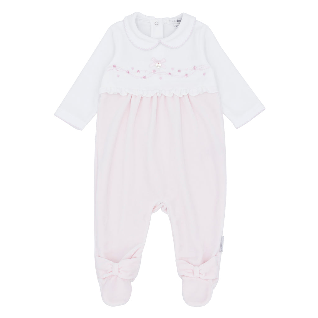 Pink Blues Baby Babygrow BB2068