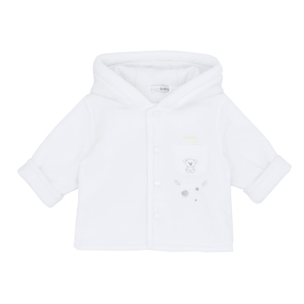 White Blues Baby Jacket BB2081
