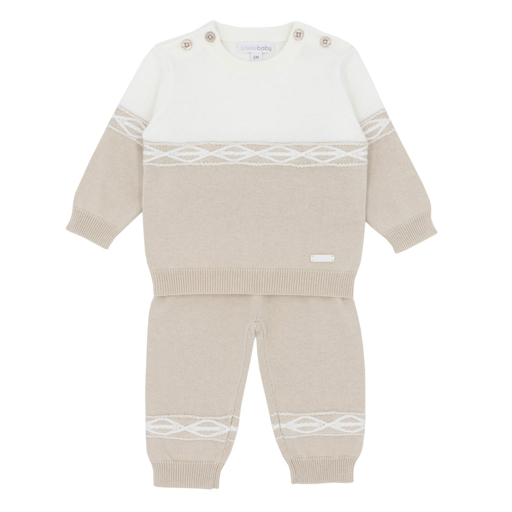 Beige Blues Baby Set  BB2132
