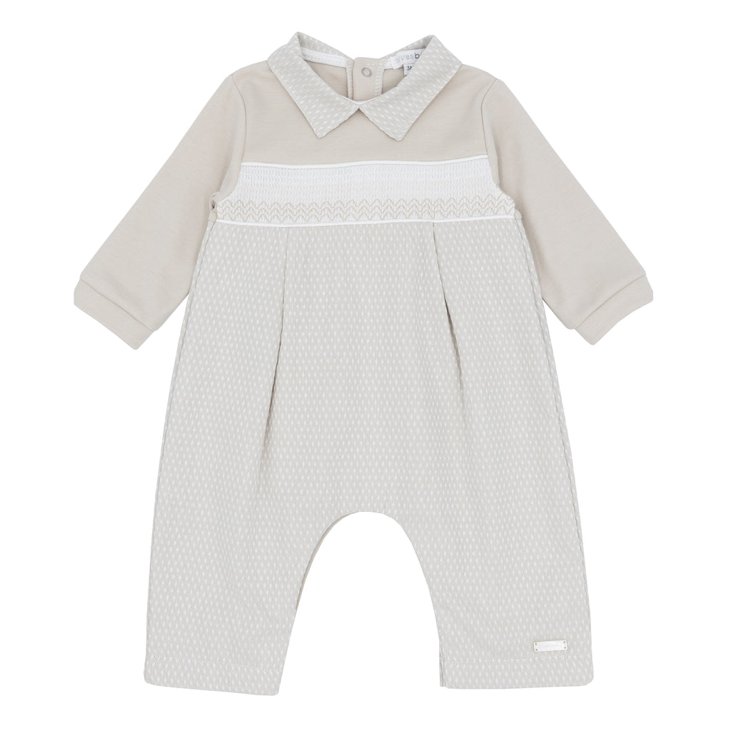 Beige Blues Baby Babygrow BB2167