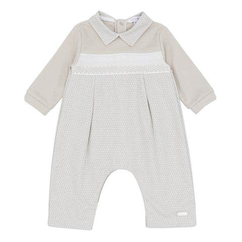 Beige Blues Baby Babygrow BB2167
