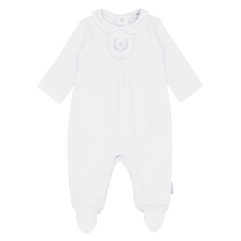 White Blues Baby All In One BB2297