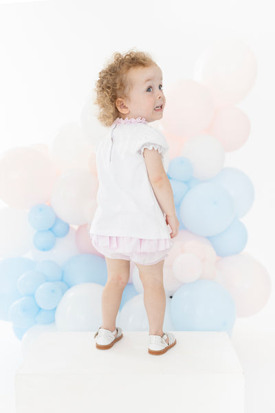 Pink Girls Blues Baby Bloomer Set BB3021
