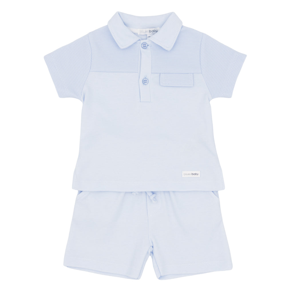 Blue Boys Blues Baby Short Set BB3065