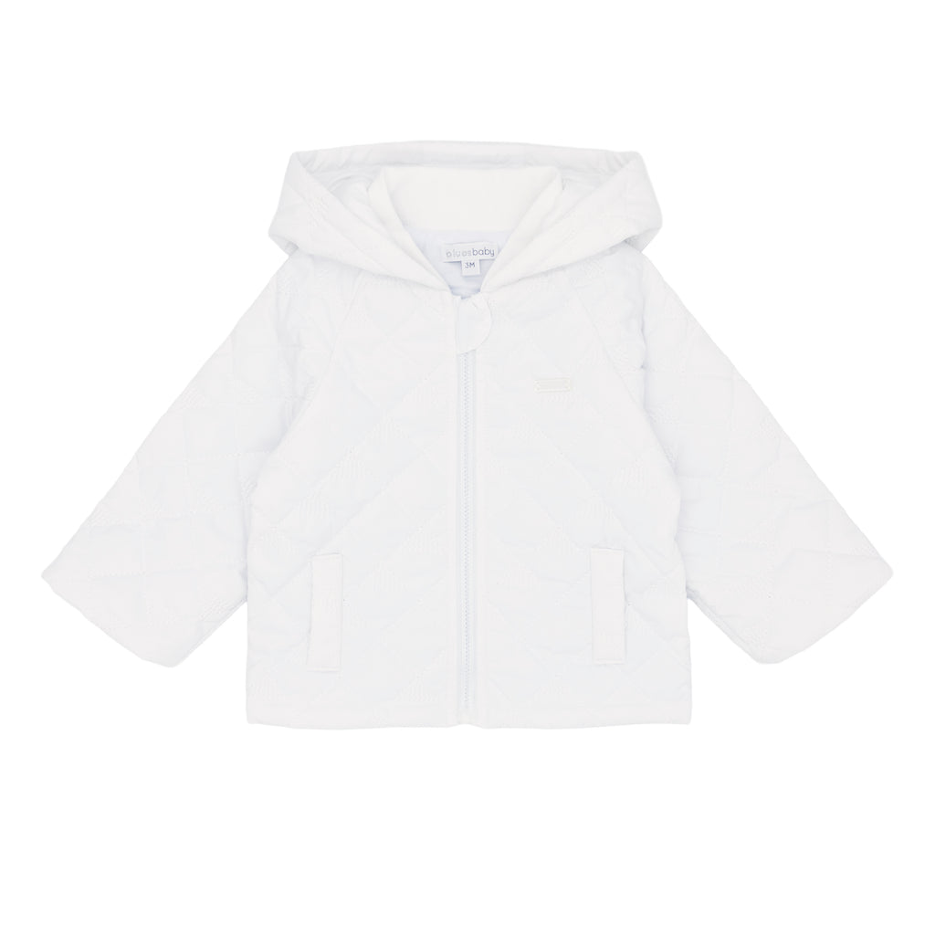 White Boys Blues Baby Quilted Jacket BB3099