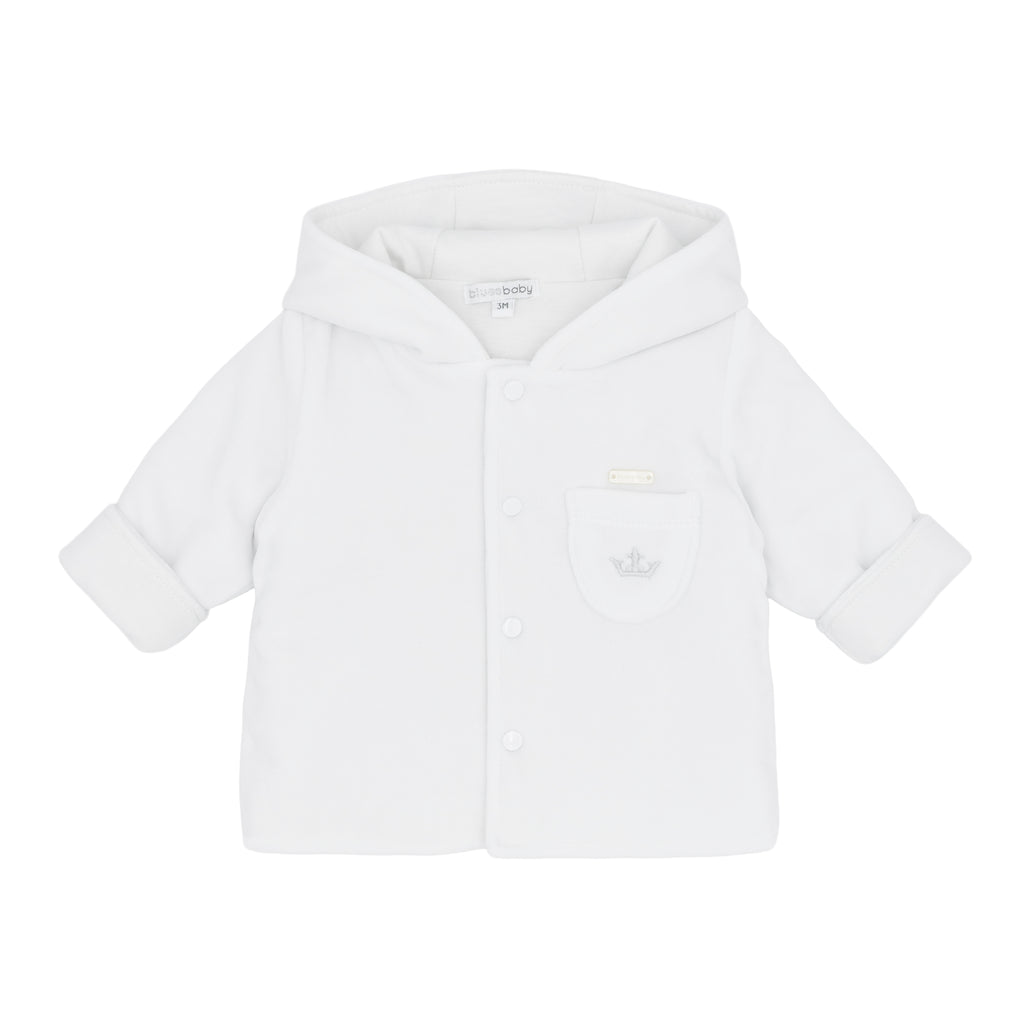White Blues Baby Jacket BB3106