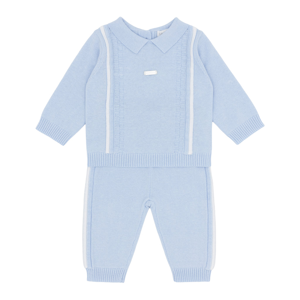 Boys Blues Baby Knitted Set BB3131