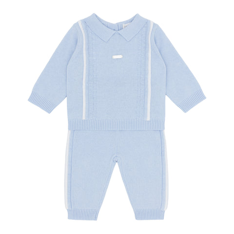 Boys Blues Baby Knitted Set BB3131