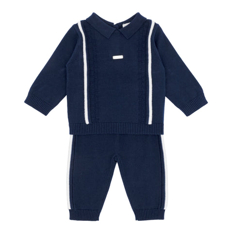 Boys Navy Blues Baby Knitted Set BB3131