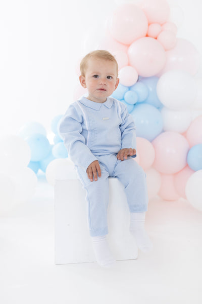 Boys Blues Baby Knitted Set BB3131