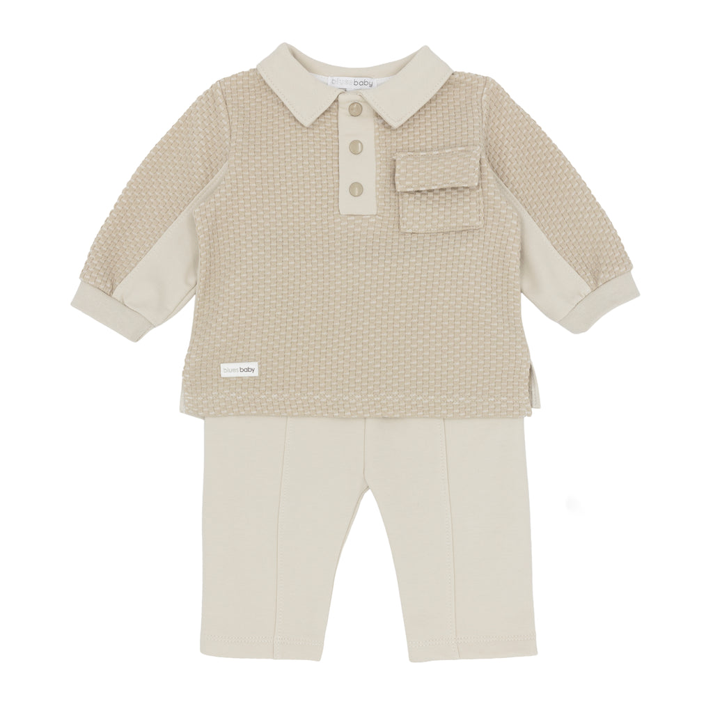 Beige Blues Baby Set BB3221