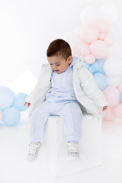 White Boys Blues Baby Jacket BB3251