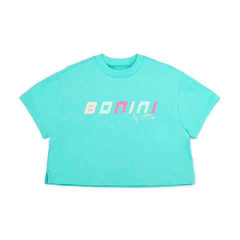 Blue Bonini Crop T-Shirt 502