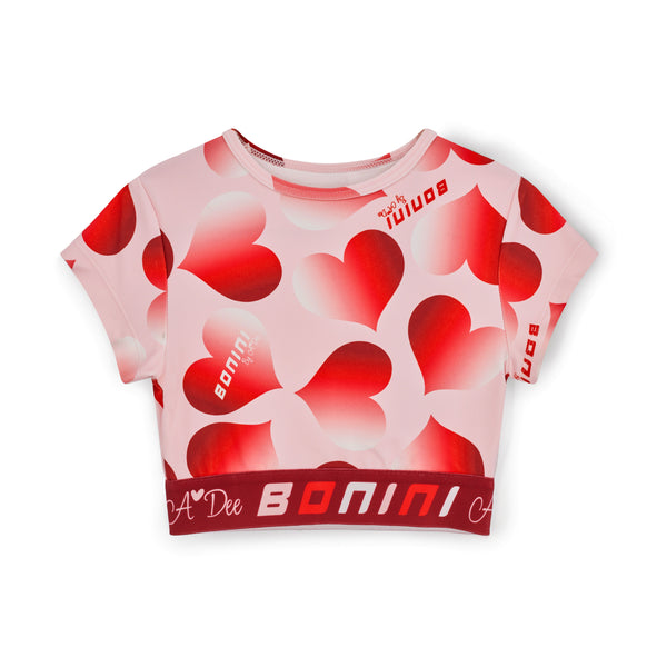 Red Bonini Refine Crop Top BNA823