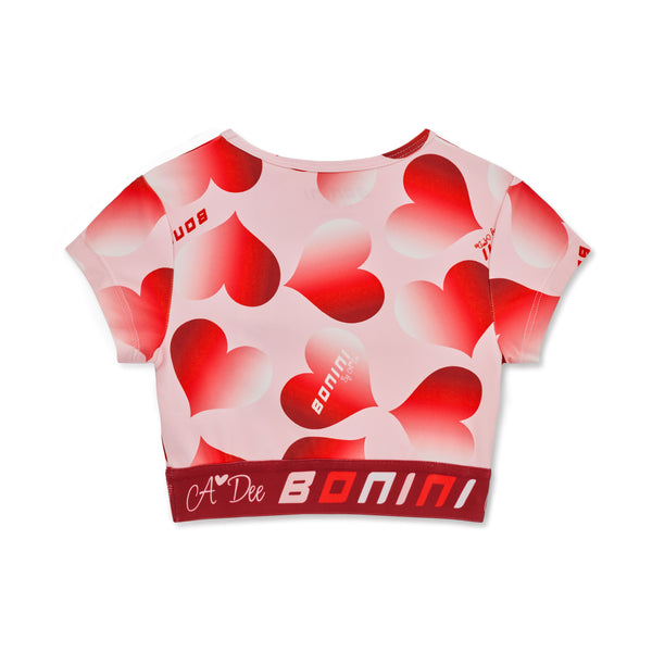 Red Bonini Refine Crop Top BNA823