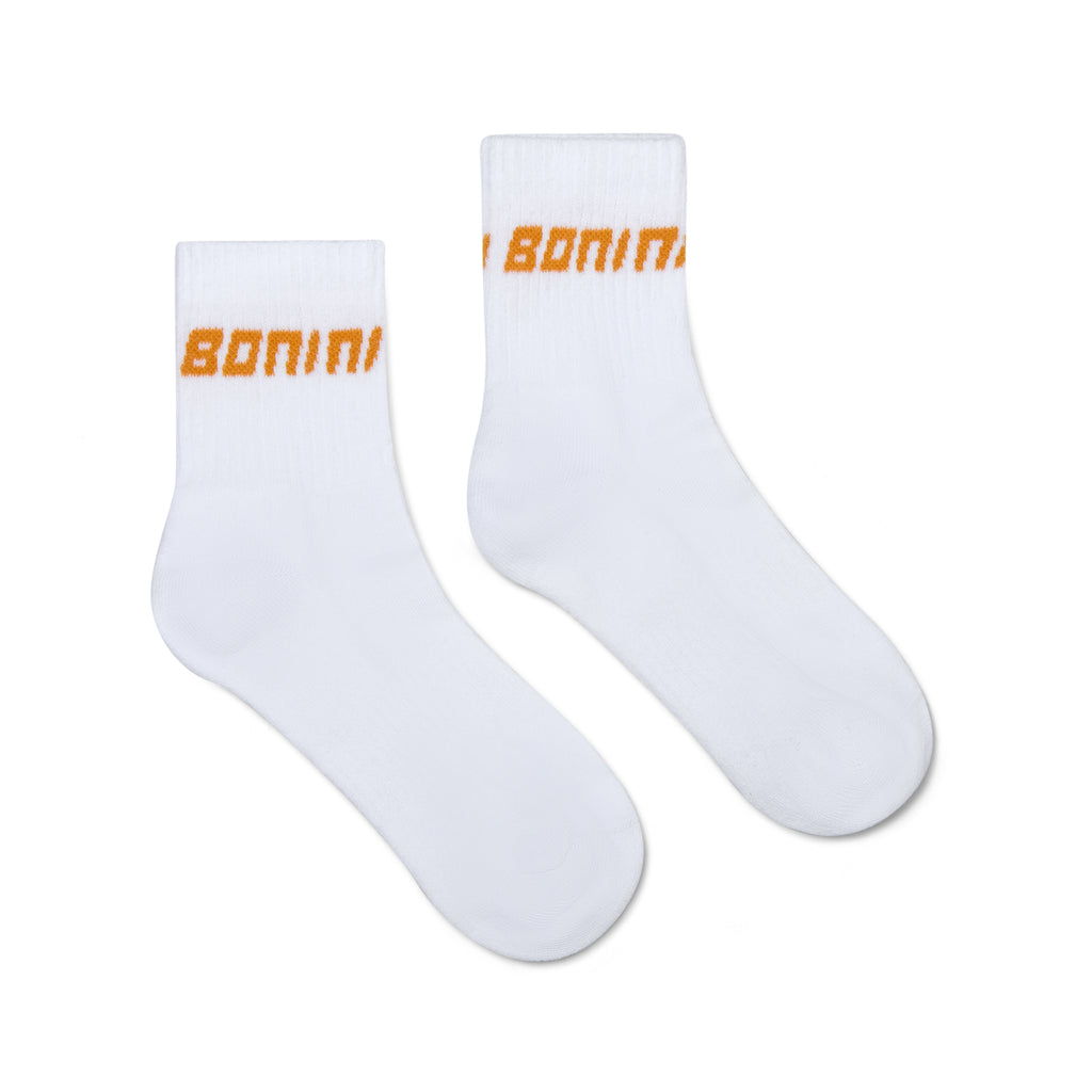 White/Orange Bonini Sport Socks 013