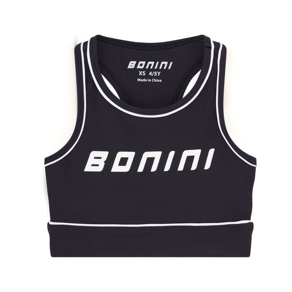 Black Bonini Crop Top BNC017