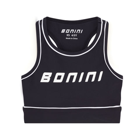 Black Bonini Crop Top BNC017