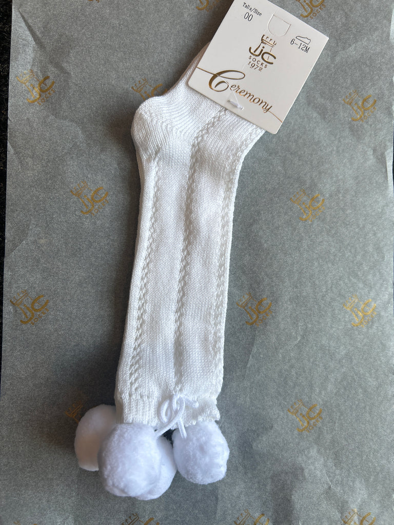 White JC Socks 31960
