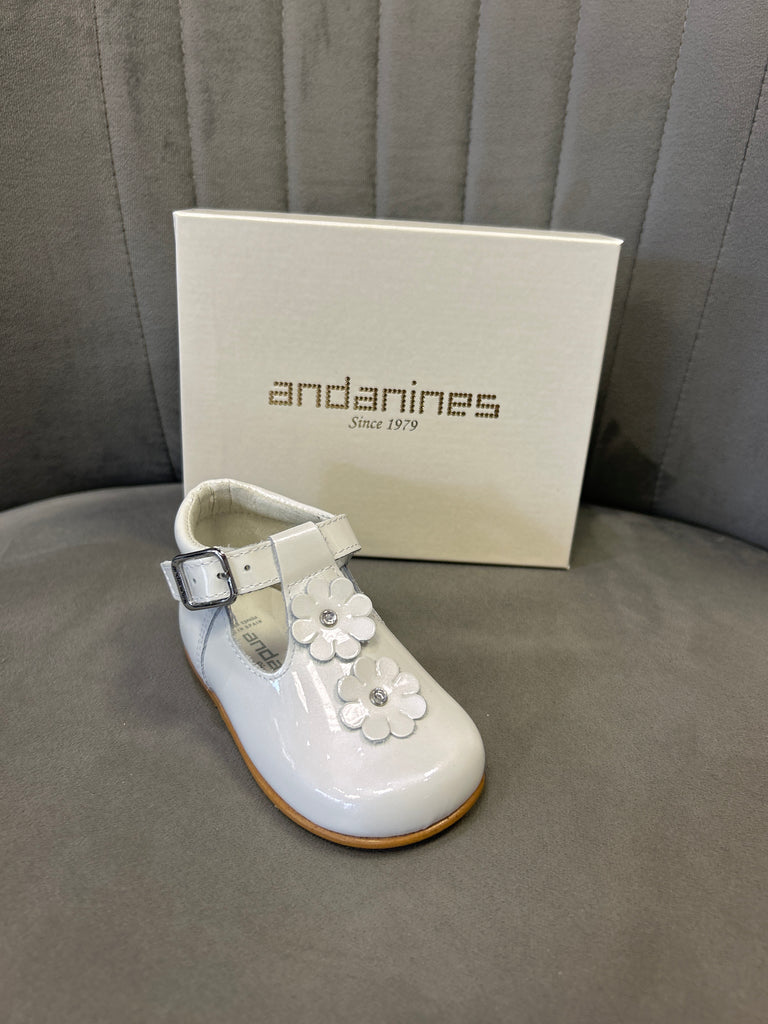 Girls Andanine Pearl Patent Shoe 252634